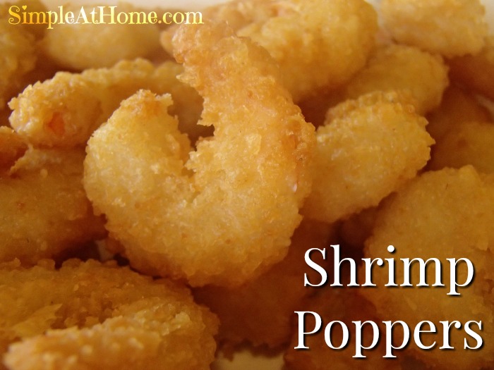 Homemade Popcorn shrimp poppers