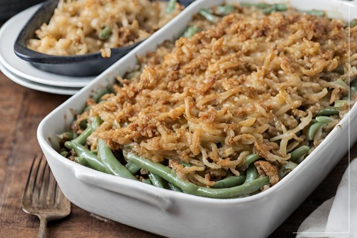 Simple Green Bean Casserole • Simple At Home